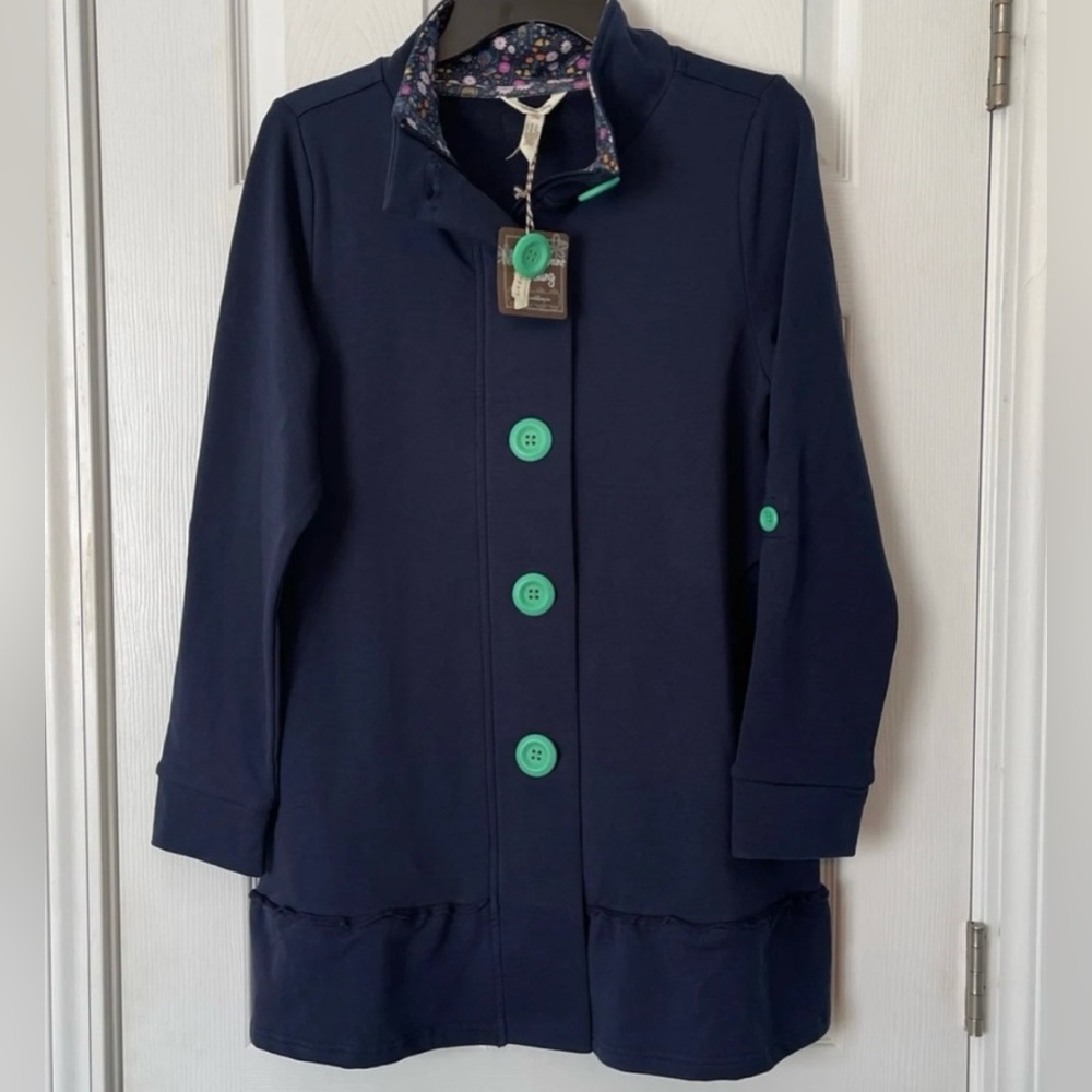 Matilda Jane Million Little Things Zip and Button Up Jacket NEW WITH TAGS